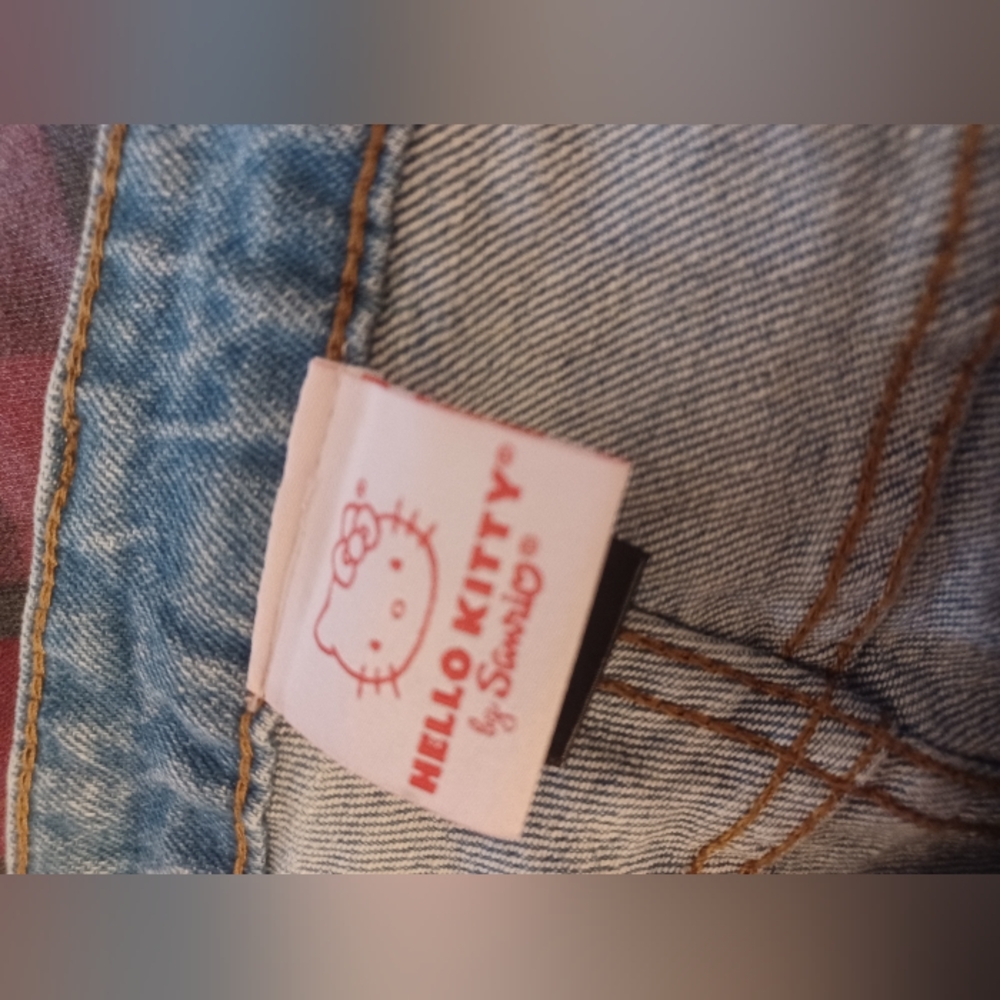 NWT Hello Kitty Junior's Blue Jeans  Size 13 - Picture 6 of 11
